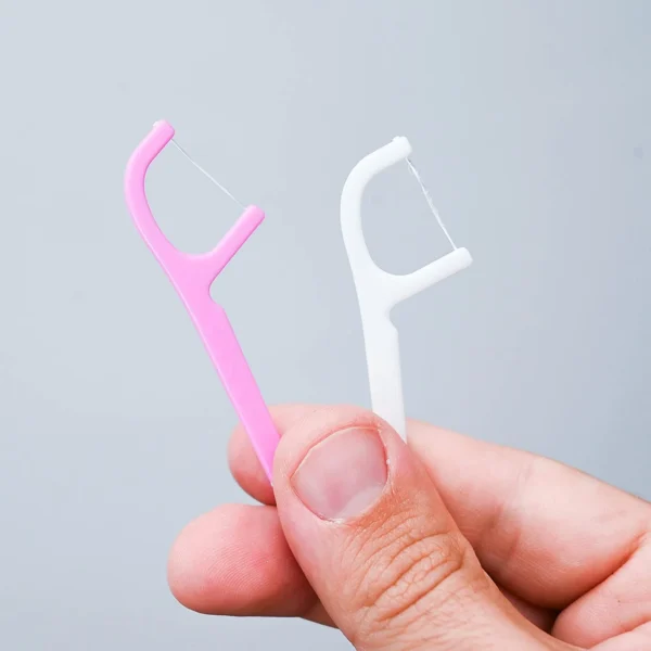Dental Floss Picks Multicolored High Toughness Toothpick Sticks Perfect for Home, Family, Hotel, Travel and Everyday Use Brushpicks (1) - Image 2