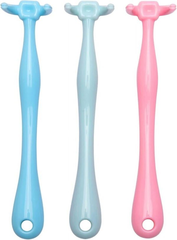 Design Reusable Dental Floss Holder 3 Counts Interdental Cleaning Brush Tooth Handle floas Picks for Adults and Kids Compatible with  Dental Floss