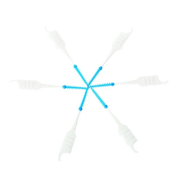 200pcs Dental Floss Interdental Brush Teeth Stick Toothpick Silicone Double-ended Tooth Picks - Image 2