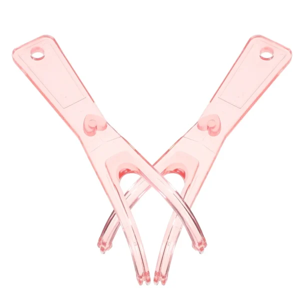 2pcs Dental Floss Holder Replacement Floss Holders Plastic Floss Handles for Teeth Cleaning - Image 2